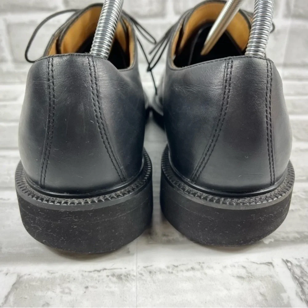Rockport DresSports Men’s 9.5 N Black Leather Cap Toe Dress Oxford